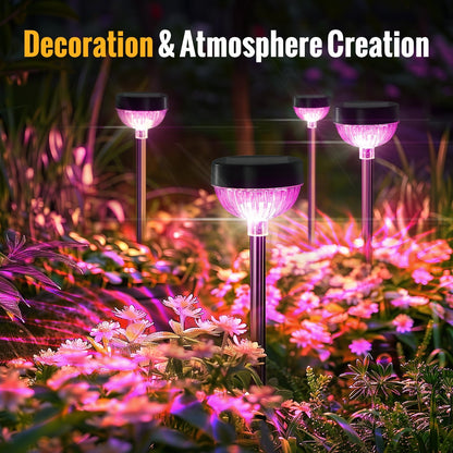 Solar Pathway Light With 8 Lighting Colors - FabStyl